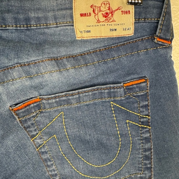 TRUE RELIGION DREAMCATCHER STELLA Mid RISE SKINNY Curvy JEANS 32. - Picture 7 of 11